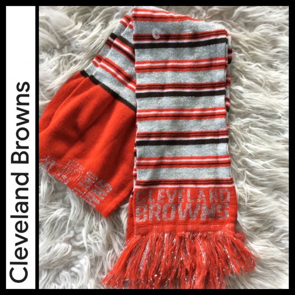 Cleveland Browns Women’s Glitter Team Scarf